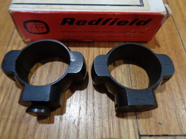 Vintage Redfield 1 inch Medium Height Scope Rings Vintage Redfield 1 inch Medium Height Scope Rings