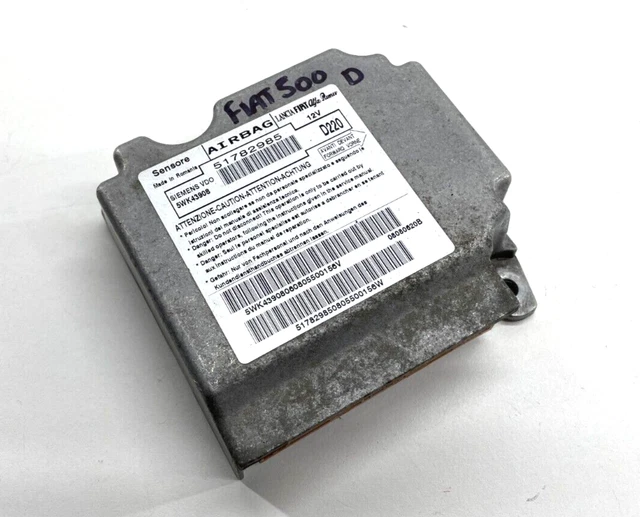 FIAT 500 AIRBAG Control Srs Module Ecu 20072015 384.22 PicClick AU