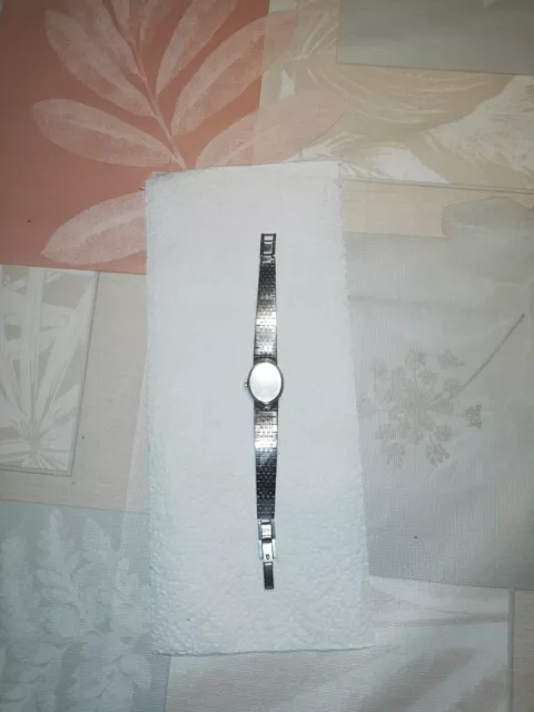 Vintage Damen Armbanduhr, Junghans, 835er Silber, Handaufzug, funktioniert 3