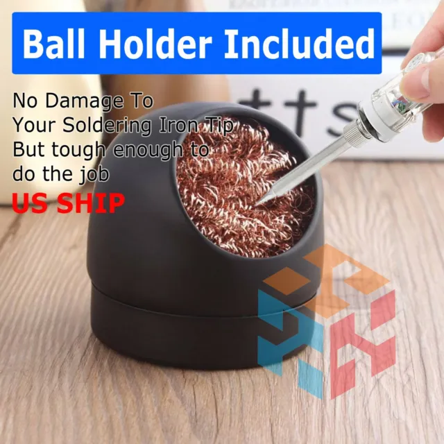 CMT Welding Soldering Solder Iron Tip Cleaner Ball Gold Cleaning Wire Balls 2