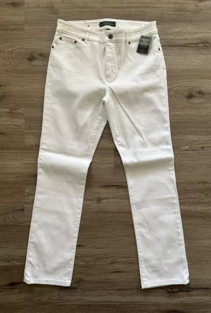 Ralph Lauren womens white denim Heritage jeans NWT Womens size 10