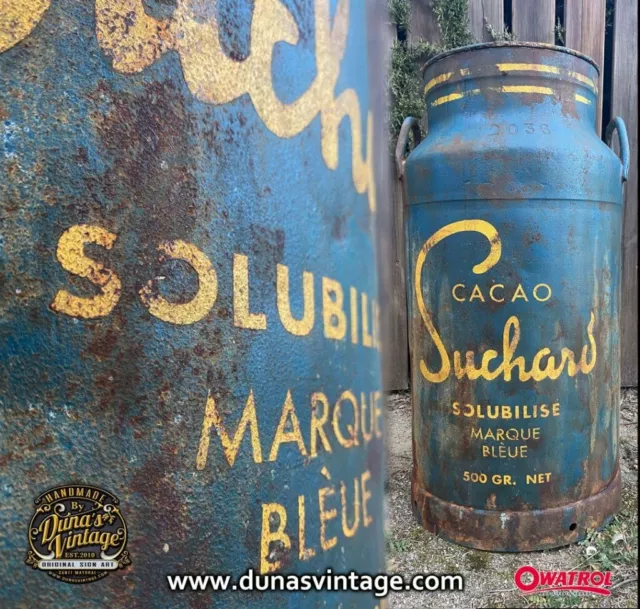 Lechera Suchard Cacao de 1950 encontrada en una granja!!!!