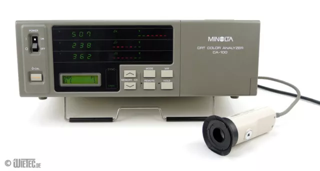 Konica Minolta CA-100 CRT Color Analyzer Farbanalysator #11315