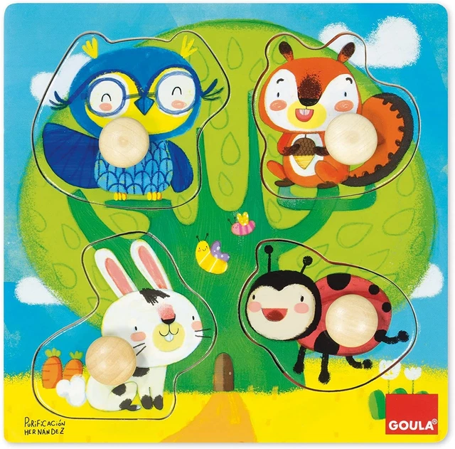 Mosaïque Animaux De La Ferme Goula - 48 Pièces, Jeu éducatif 3-4 Ans, Neuf