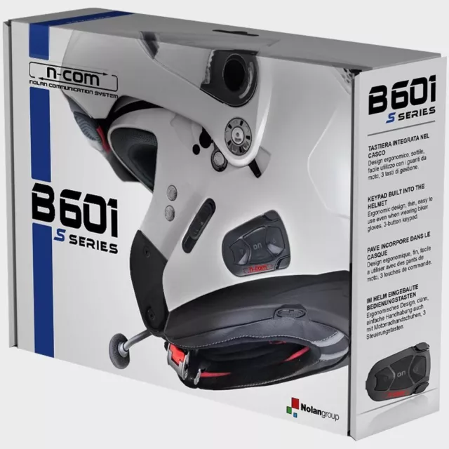 Intercom Single Nolan N-Com S-Series B601 S Bluetooth For Nolan Helmets