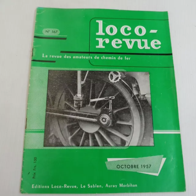 Loco-Revue Ho Revue D'occasion N° 167 Octobre 1957