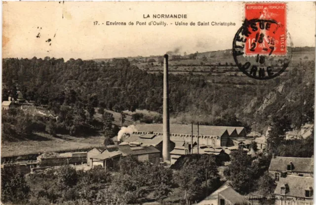 CPA La Normandie - approx. de PONT-d'OILLY - St-Christoph factory (476017)
