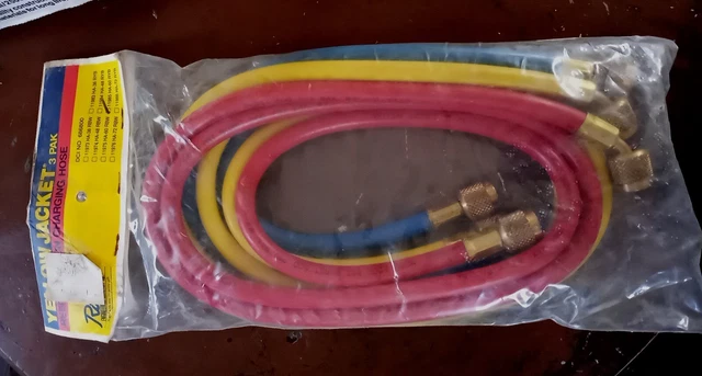 Ritchie Yellow Jacket 11985 HA-60 RYB Refrigeration Charging Hose 3 Pc. NEW