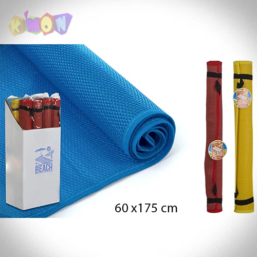 9045 Tappeto Spiaggia PVC 175x60cm Con Copertura