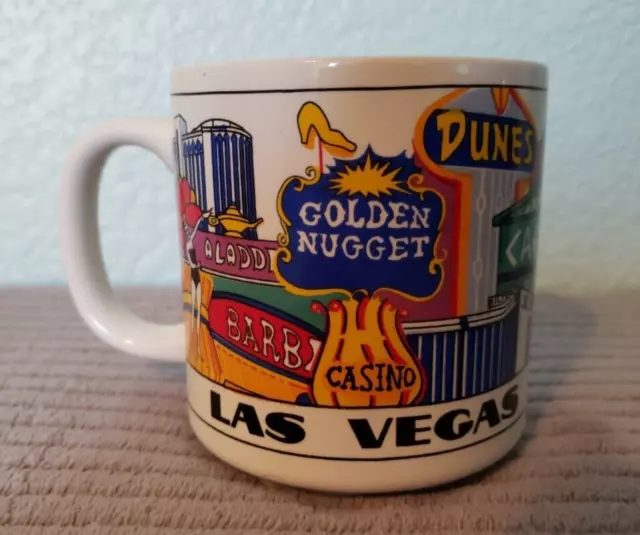 Vintage Las Vegas Nevada Casino Strip Coffee Mug