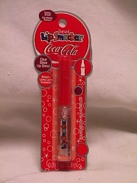 vtg BONNE BELL Lip Smackers COCA COLA Clear Shine LIP GLOSS new SEALED rare!