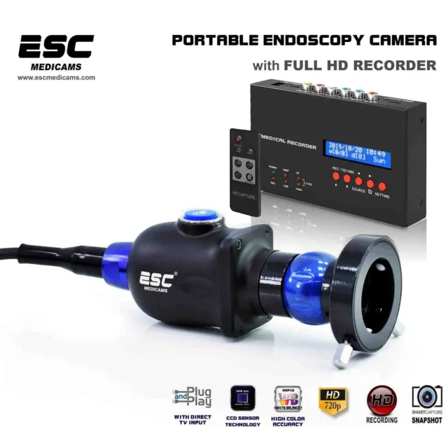 Endoscopy camera HD Endoscope Portable USB 3.0 Medical Recorder 1.2 MP ENT Storz