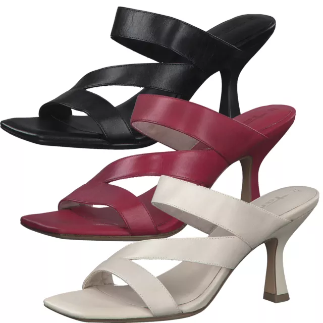 Tamaris Chaussures Femmes Sabots Mules Talons en Entonnoir 1-27201-28