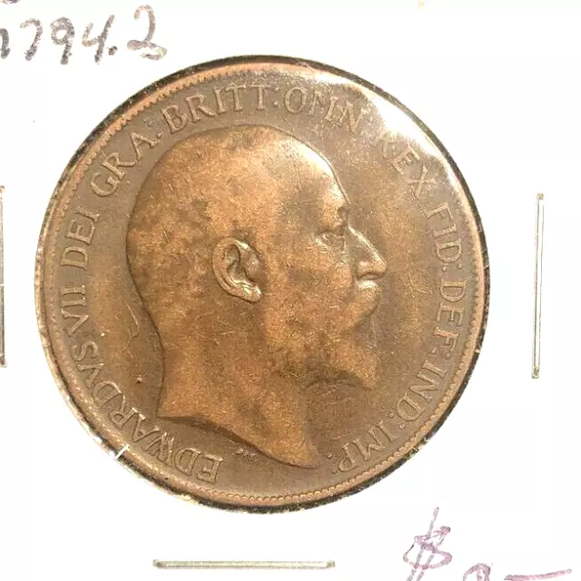 Great Britain  1909  penny KM 794.2