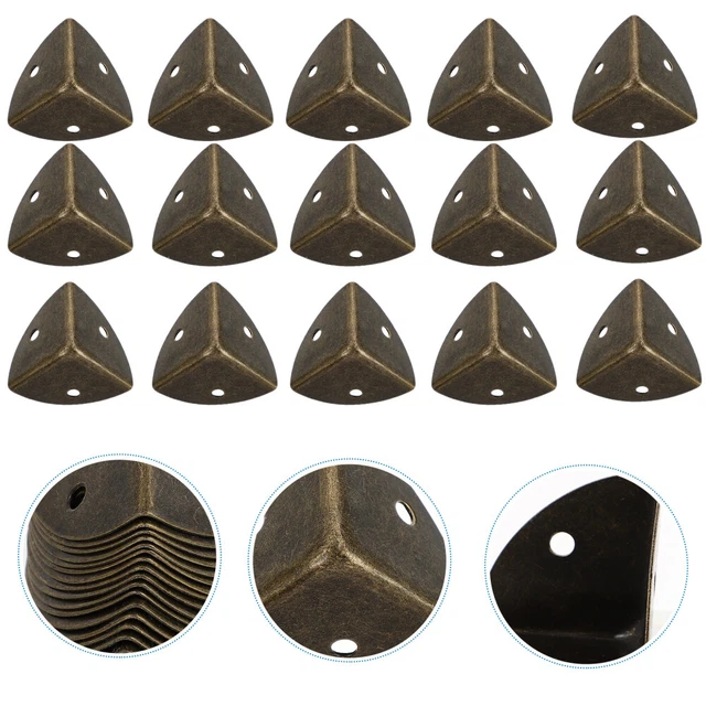 20 Pcs Furniture Corner Guards Alloy Desk Protectors Bracket