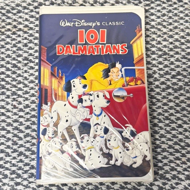 DISNEY 101 DALMATIANS VHS Clamshell Walt Disney's Classic NTSC G CC ...