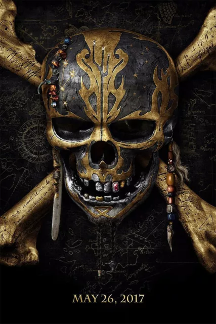 362975 Pirates of the Caribbean Dead Men Tell No Tales Movie Art Poster Plakat