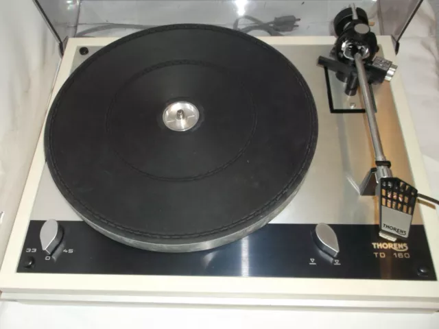 70er Plattenspieler Thorens TD 160 MKII High End Turntable HIFI Kult Vintage 70s 2