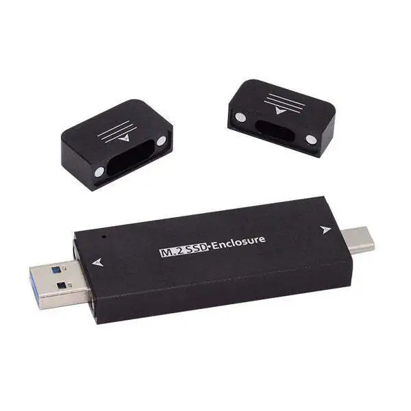 Nvme M-KEY M.2 Ngff Adaptateur À USB 3.1 Type C & 2.0 Type A Fiche pour SATA SSD