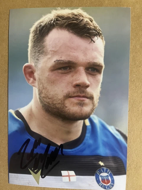 Zach Mercer - Bath Rugby Signed 6x4 Photo