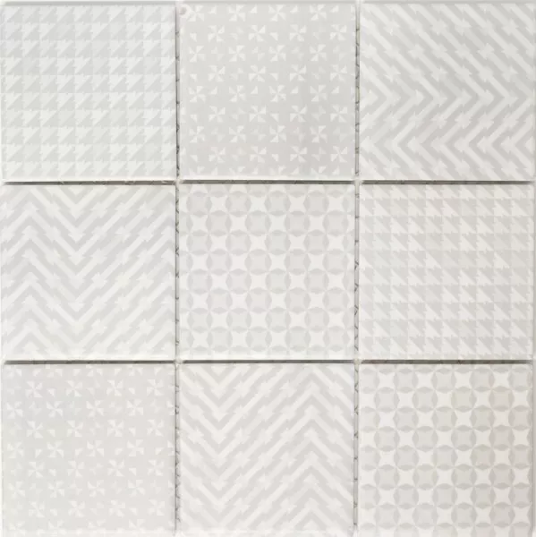 Vintage Retro Mosaico Azulejos Baldosas de Espejo Protector Pared de la Ducha