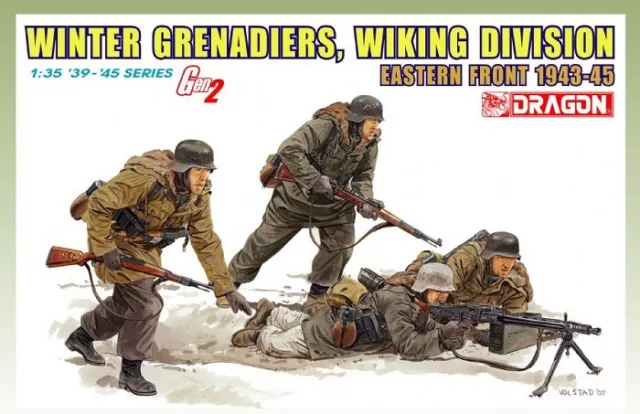 Dragon 6372 - 1/35 WWII Deutsche Winter Grenadiere Wiking Division 1943-45 - Neu