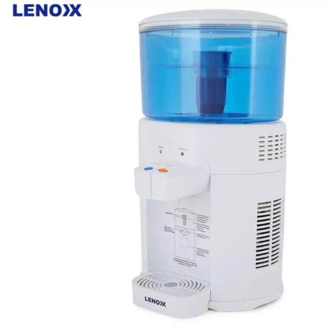 5L Benchtop Water Cooler Dispenser Chiller with Filter Home Office Carbon Filter