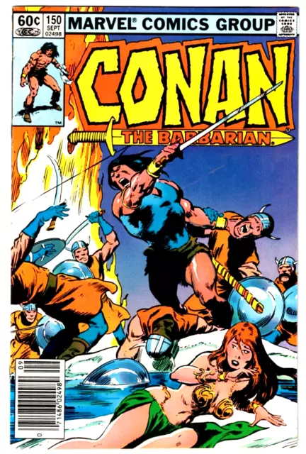 CONAN THE BARBARIAN #150 (FN+) Newsstand Edition Robert E. Howard 1983 Marvel