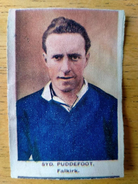 Syd Puddefoot Falkirk DC Thomson Adventure berühmte Clubfarben & Spieler 1923