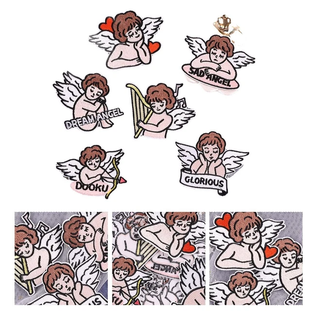 Élevez votre déclaration de mode avec 6 autocollants en tissu insigne patch an
