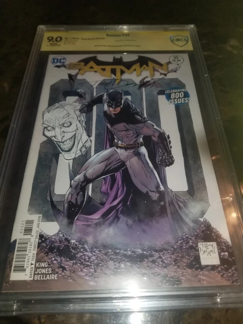 Batman #35 9.0 CBCS (cgc pgx) SIGNED SKETCHED TONY DANIEL JOKER