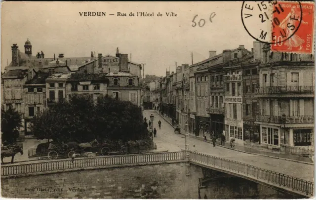 CPA Verdun - Rue de l'hotel de ville (118773)