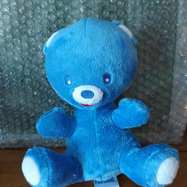 OB/Doudou ours bleu NESTLE 20 cm