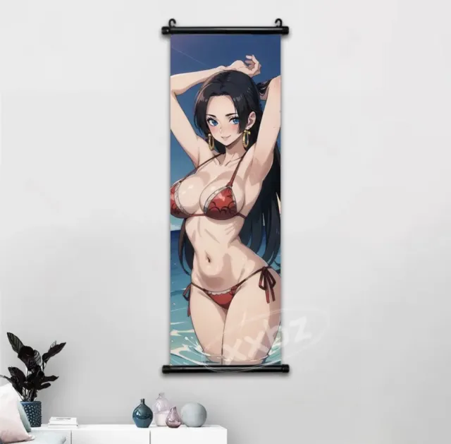 One Piece Nico Robin Anime Waifu Goddess Scroll Wall Poster 🔥
