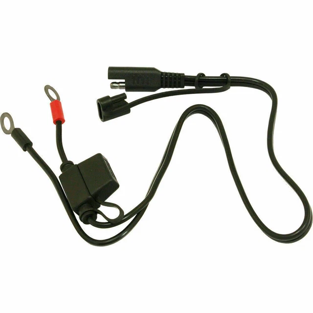 SAE 2-Pins Ring Terminal Quick Disconnect Battery Cables Tender Harness Wire SAE 2-Pins Ring Terminal Quick Disconnect Battery Cables Tender Harness Wire