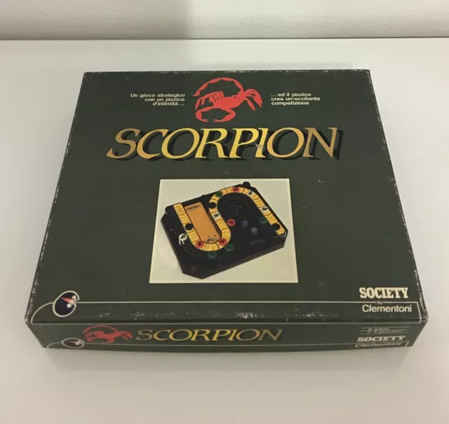 Scorpion Clementoni Gioco in scatola di società da tavolo vintage Skorpion