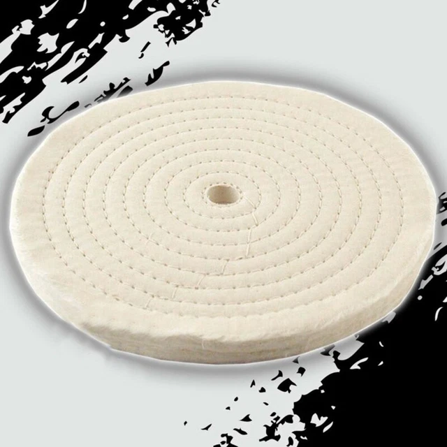 Ruote Buffing Cucito a Spirale Cotone 10 Metallo Lucidante Buff Pad Gioielli