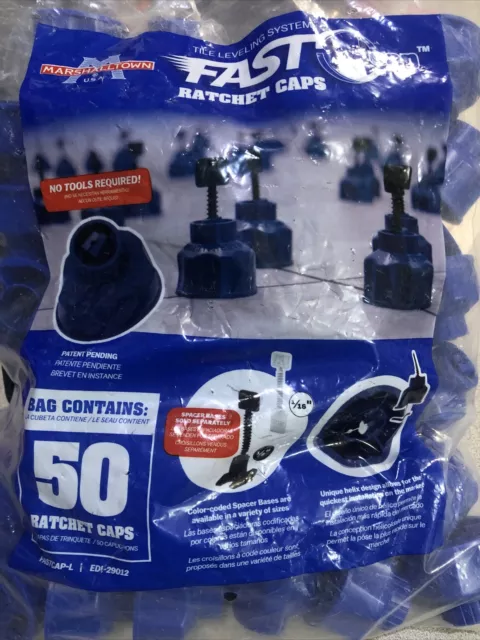 FastCap Ratchet Caps 50ct  (Bases Sold Separately)