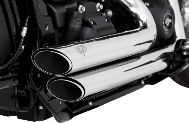 Vance & Hines Chrome Shortshots Staggered Exhaust System (17333)
