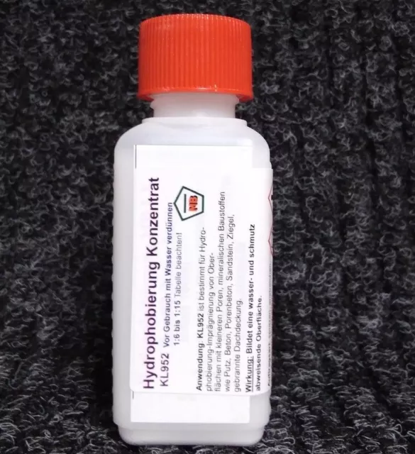 Hochkonzentrat Hydrophobierung 100ml - Wasserverdünnbar KL952, für ca. 3 m2