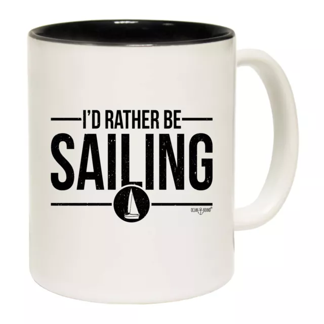 Sailing Ob Id Rather Be GIFT BOXED Funny Mugs Novelty Coffee Mug Cup