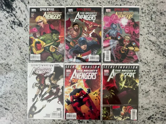 6 Mighty Avengers Marvel Comic Books #18 19 20 21 22 23 NM Hulk Iron Man 26 J826