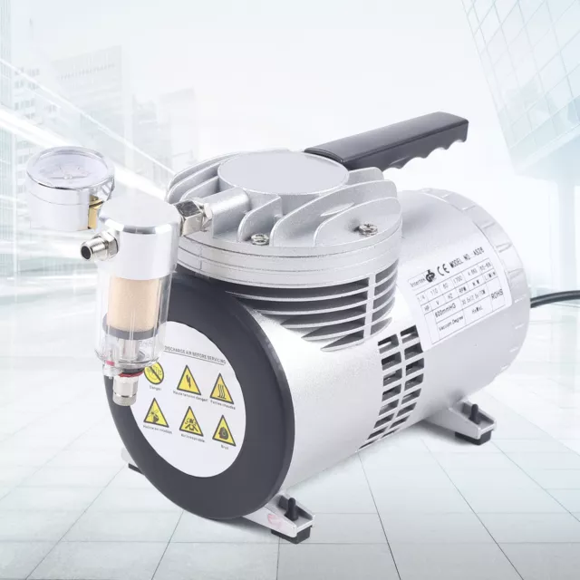 Oilless Diaphragm Vacuum Pump Industrial Oil Free Vacuum Suction Pump 20-23L/min
