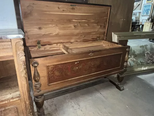 Ed Roos Antique Cedar Trunk