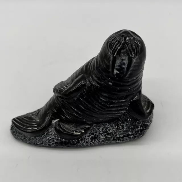 Vintage The Aardik Collection Walrus Soapstone Figurine Canadian Inuit Art