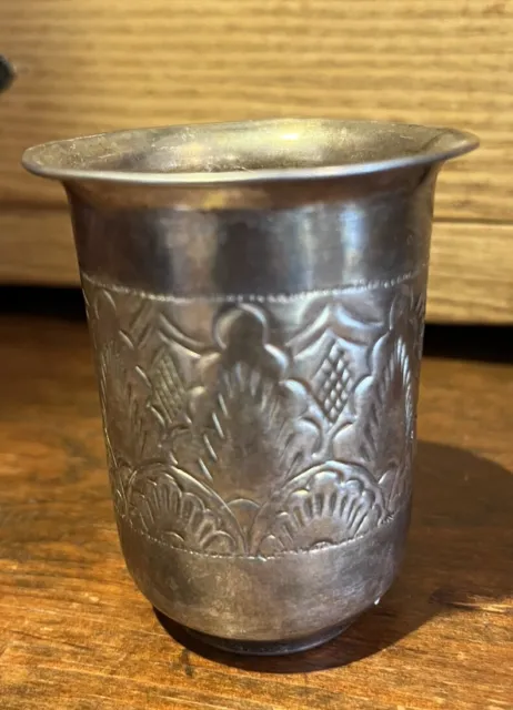 Vintage Silver Russian  Kiddish/Vokda Cup