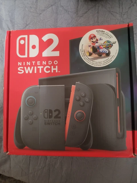 NINTENDO SWITCH 2 Console Mario Kart World Game Bundle 256 GB new ...