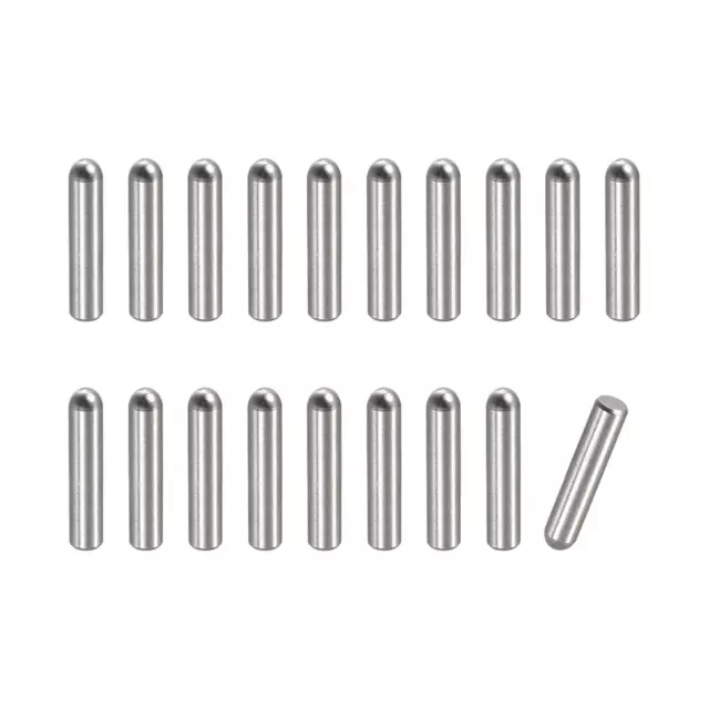 2x8mm Goujons Goupilles 20pcs Acier Inox 304 Rond Tête Plat Terminal Cheville