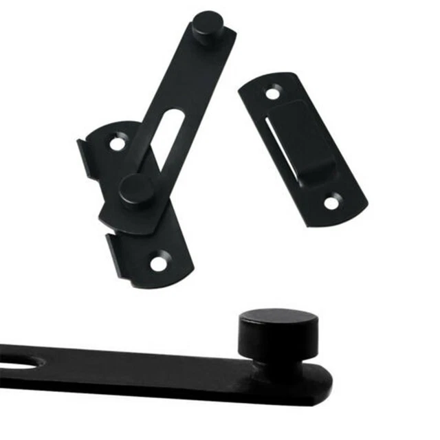 Gate Door Latch Stainless Steel Right Angle Thick Sliding Barn Flip Lock Hasp