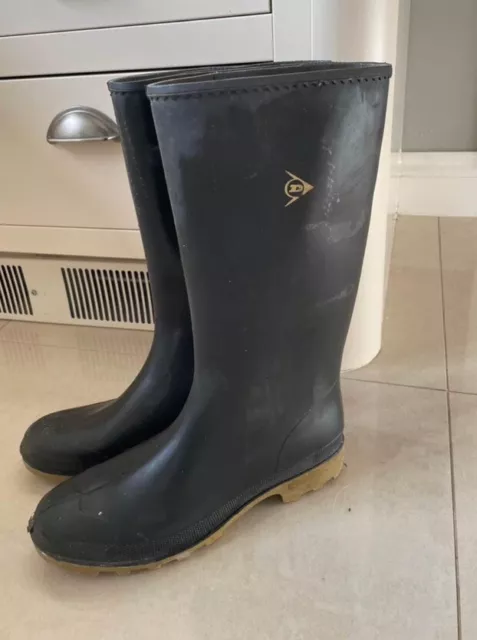 MEN’S SIZE 8 Wellies Dunlop Wellington Boots £2.00 - PicClick UK